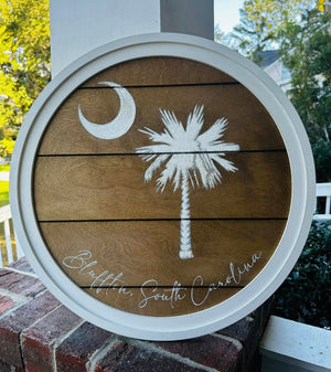 20-inch SC Wood Wall Art