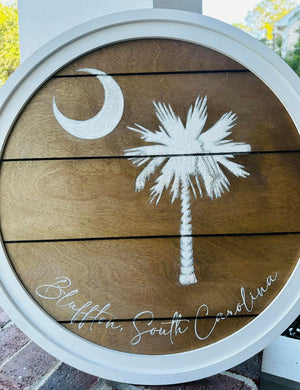 20-inch SC Wood Wall Art