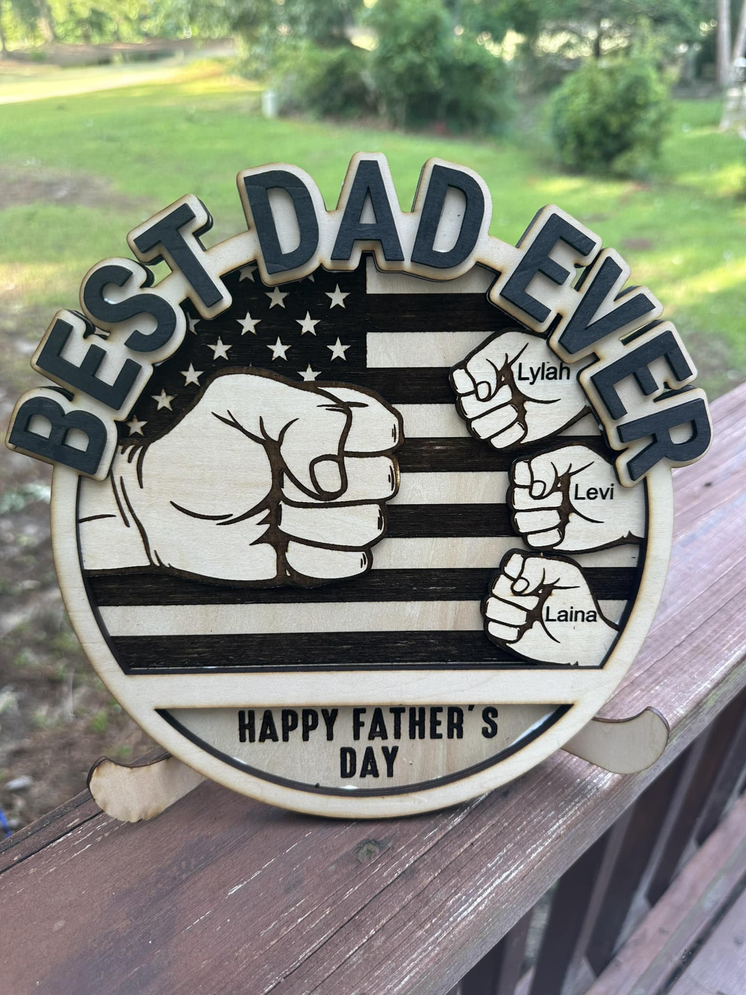 Best Dad Ever Fist Bump Father's Day Gift