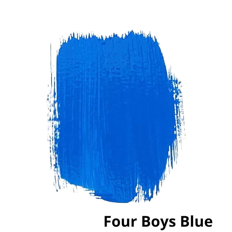 Four Boys Blue Neon Clay and Chalk Paint