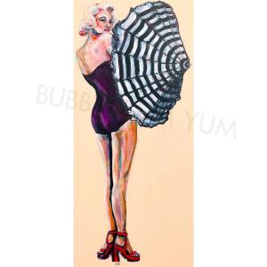 Blonde Bombshell - 24"x36" Decoupage Papers
